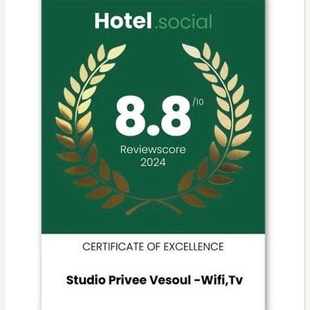 Studio Privee Vesoul -Wifi,Tv,Clim,Parking Gratuit Zewnętrze zdjęcie